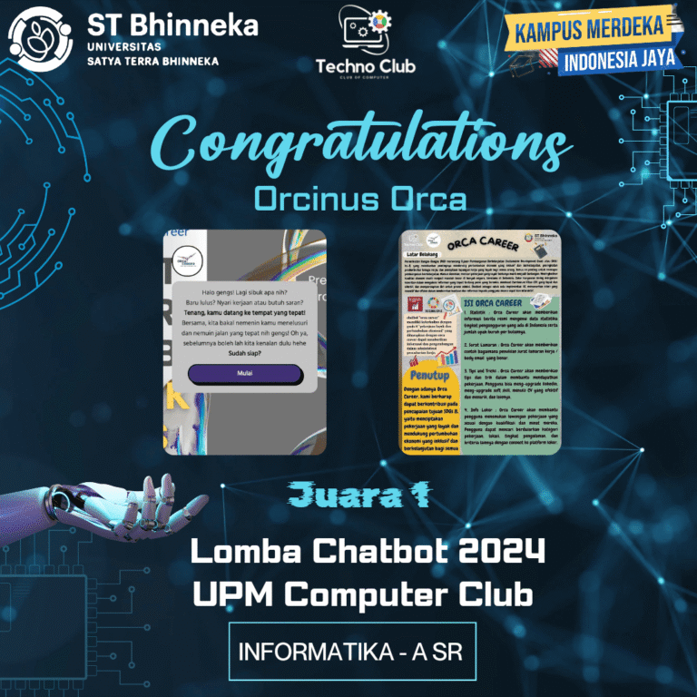 Tim Mahasiswa Prodi Teknik informatika Universitas Satya Terra Bhinneka Raih Juara di Gebyar Prestasi Indonesia