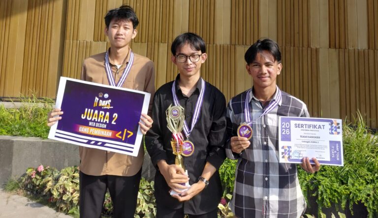 Mahasiswa Informatika Raih Juara 2 pada Web Design Competition : Impactful Digital Solutions : Designing for Real – World Challenges 2026