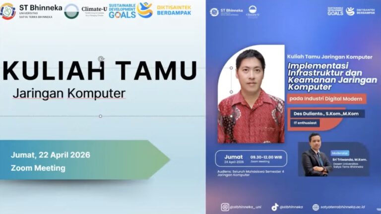 Mahasiswa Informatika Ikuti Kuliah Tamu tentang Implementasi Infrastruktur dan Keamanan Jaringan Komputer pada Industri Digital Modern