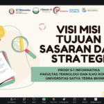 Program Studi Informatika Gelar Sosialisasi Visi, Misi, Tujuan, Sasaran, dan Strategi (VMTSS) kepada Mahasiswa