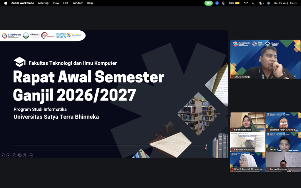 Fakultas Teknologi dan Ilmu Komputer Gelar Rapat Awal Semester Ganjil Tahun Akademik 2026/2027